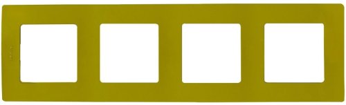 Рамка универсальная Legrand Etika 4-м. зеленый папоротник  картинка